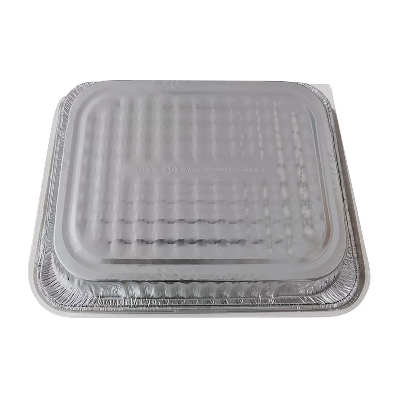 铝箔餐盒321波纹底