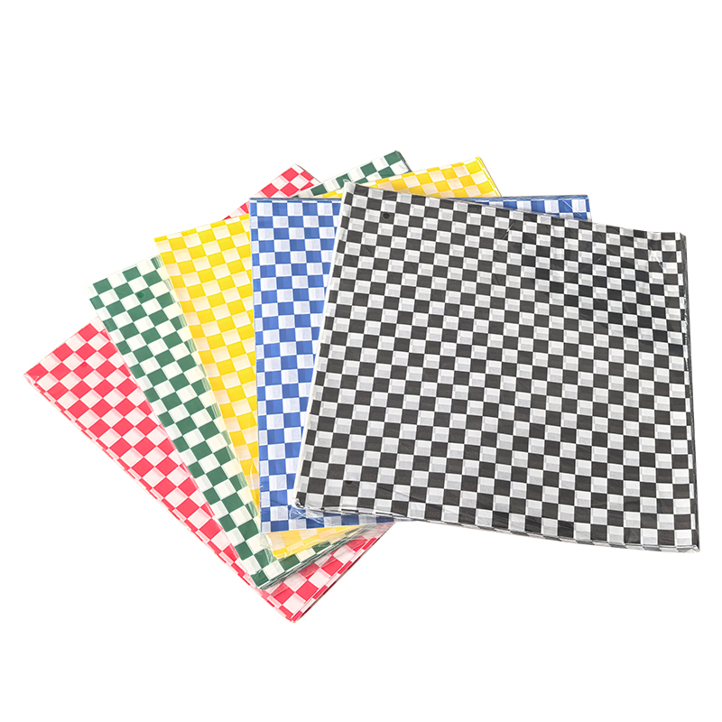 格子防油垫纸